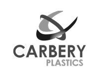 Carbery Plastics Logo Greyscale