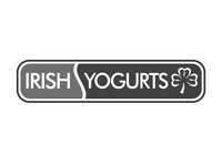 Irish Yogurts Logo Greyscale