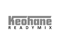 Keohane Readymix Logo Greyscale