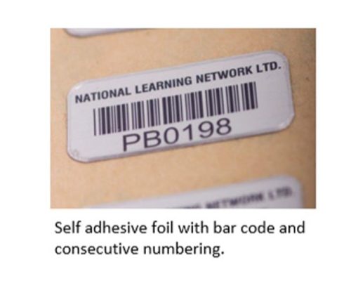 Barcode and Ocnsecutive Numbering Labels