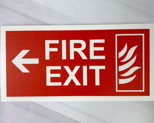 Fire Exit Sign