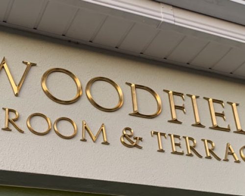 Golf Leaf Lettering