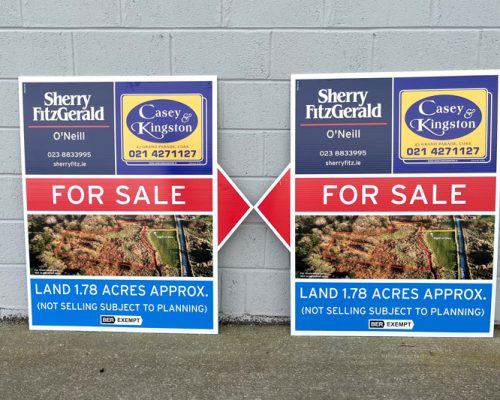 Property Sales signage