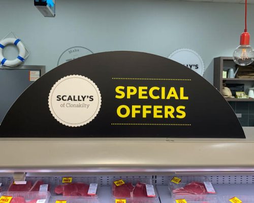 Special Offers Shaped Sign
