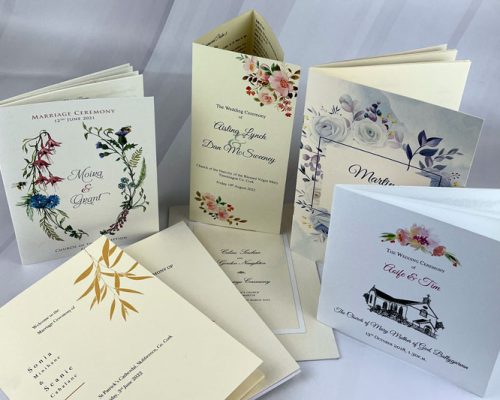 Wedding Ceremony Booklets